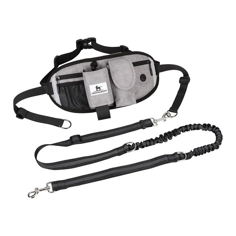 Knuffelwuff Joggingtasche Bunbury mit Bungee-Leine