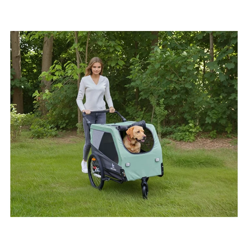 Knuffelwuff Cruvado L-XL Hundeanhänger Fahrrad