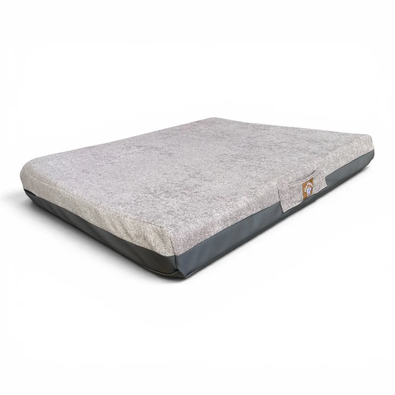 Orthopädische Hundematte Pfotenplatz - Braun