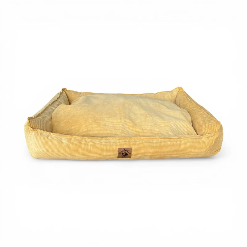 Orthopädisches Hundebett Wolkenruhe – Gelb