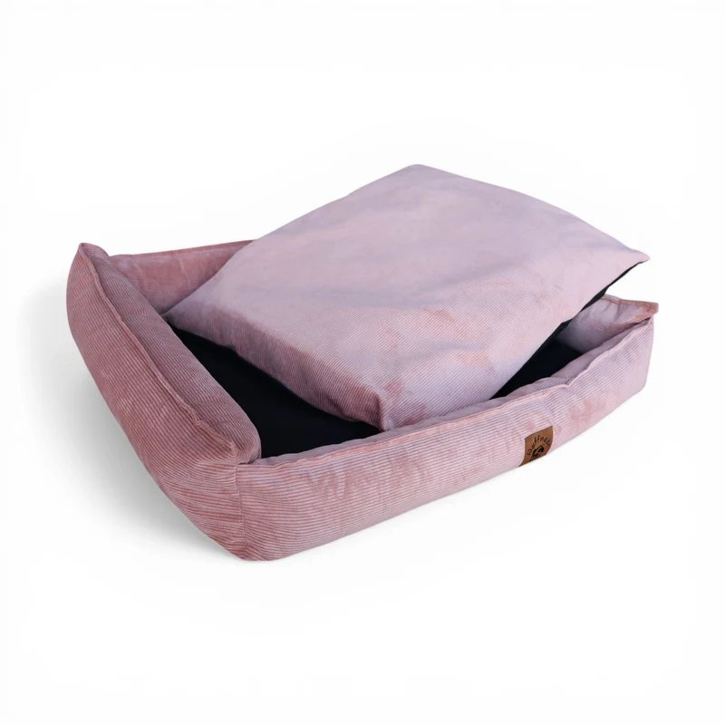 Orthopädisches Hundebett Wolkenruhe – Rosa