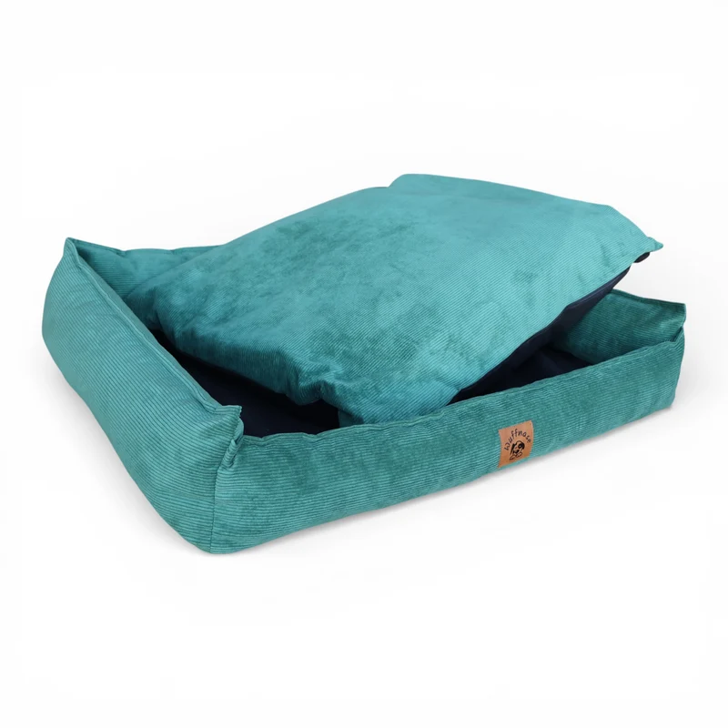 Orthopädisches Hundebett Wolkenruhe – Grün