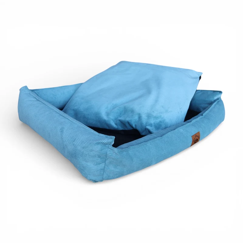 Orthopädisches Hundebett Wolkenruhe – Türkis