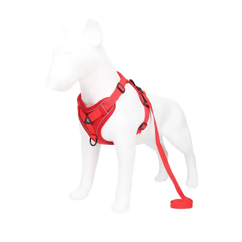 Pet Cat harness and Leash Set Reflective Breathable Dog harness Adjustable For Puppy kitten harness Vest Pet accessories