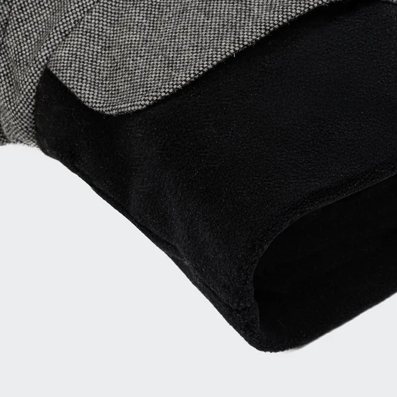 Windhundmantel Brooklyn Long Tweed Black