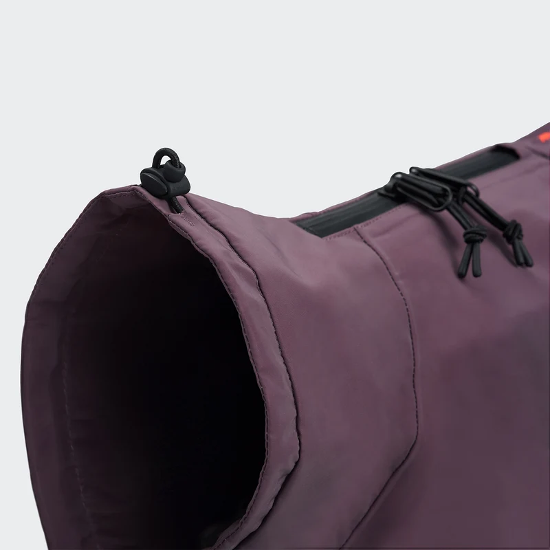 Hunderegenmantel AKTIV Aubergine/Orange