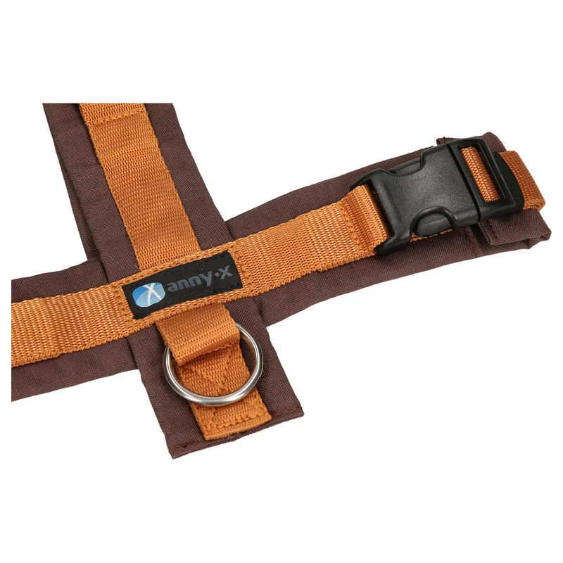 Hundegeschirr Fun Bernstein-Braun