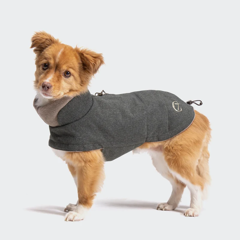 Hundemantel Brooklyn Light Graphite