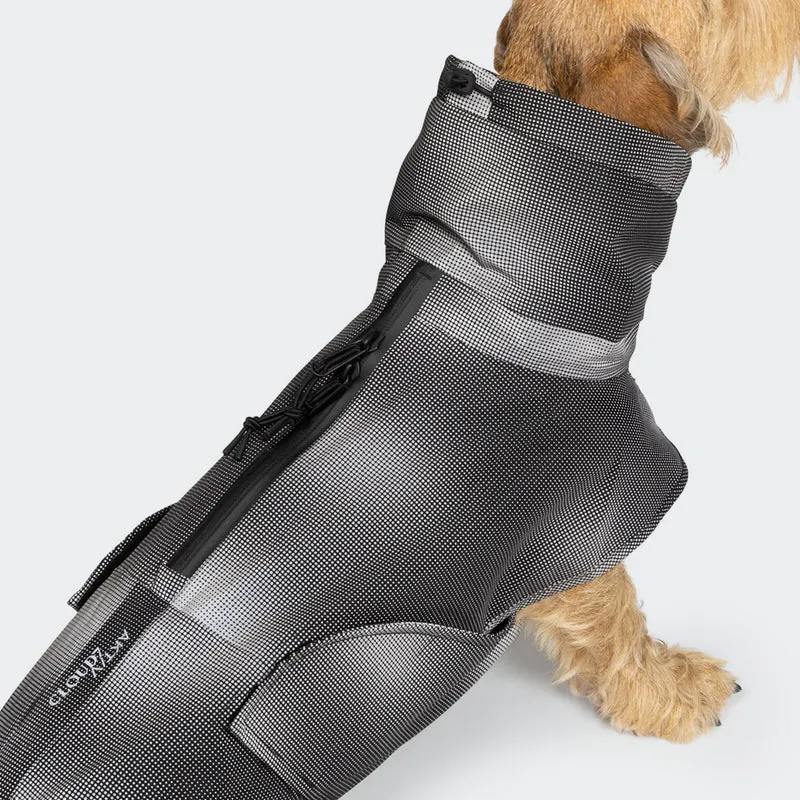 Hunderegenmantel Dackel AKTIV Black