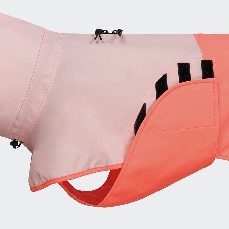 Hunderegenmantel AKTIV Peach/Neon Pink