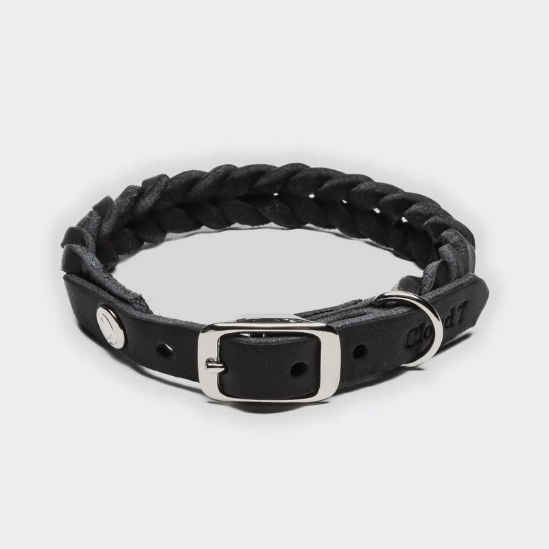 Hundehalsband Central Park Black Silver