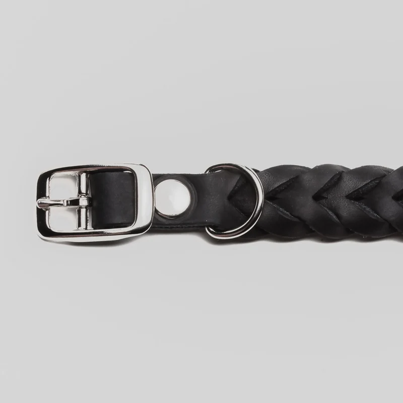 Hundehalsband Central Park Black Silver