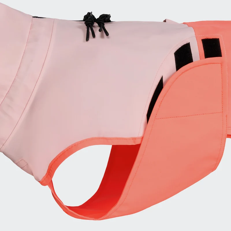 Hunderegenmantel Dackel AKTIV Peach/Neon Pink