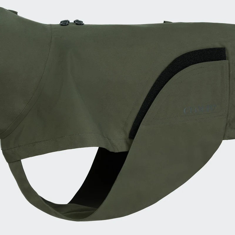 Hunderegenmantel Dublin 2.0 Dark Olive