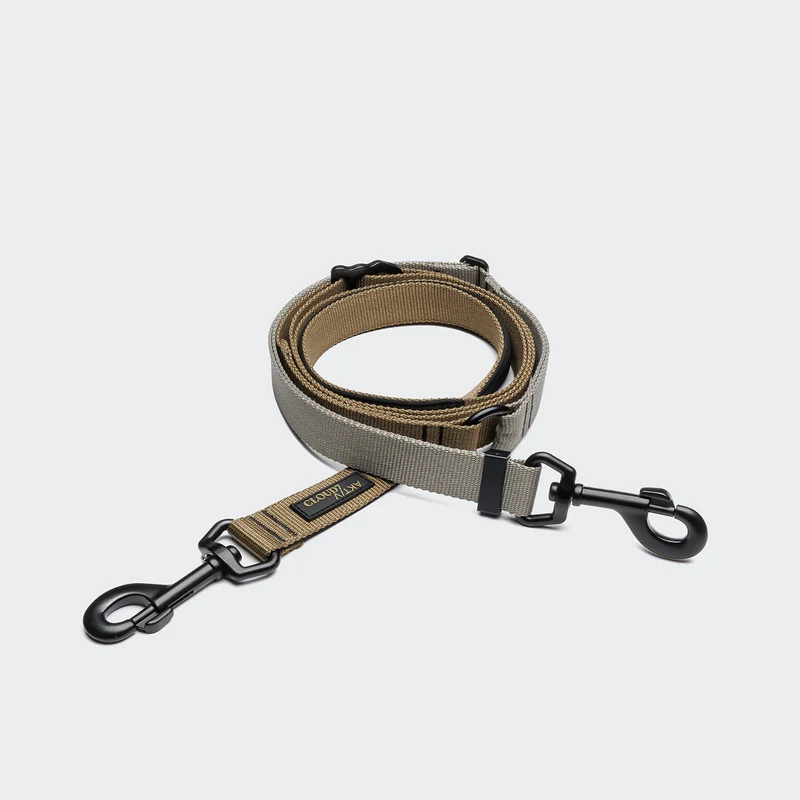 L-1 Freihandleine AKTIV Khaki/Grey