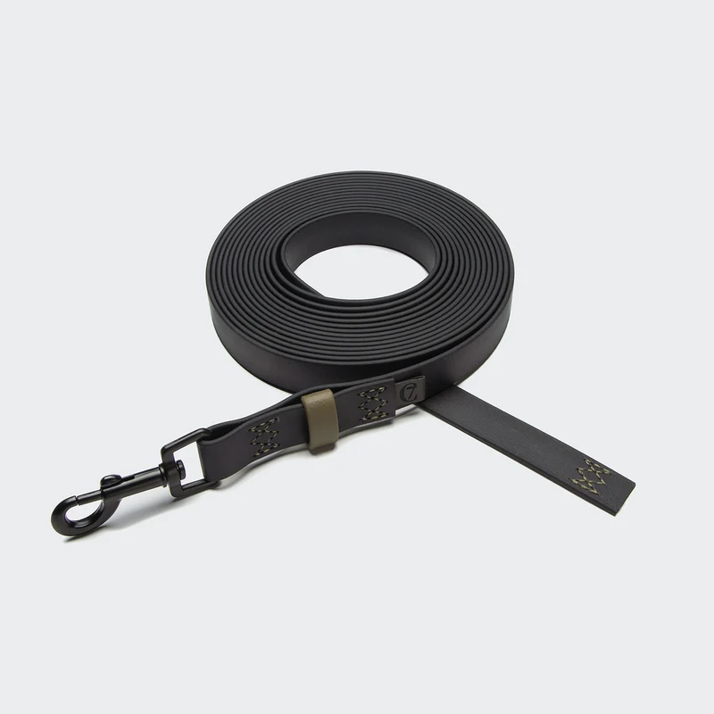 Schleppleine BioThane Ipanema Black-Olive