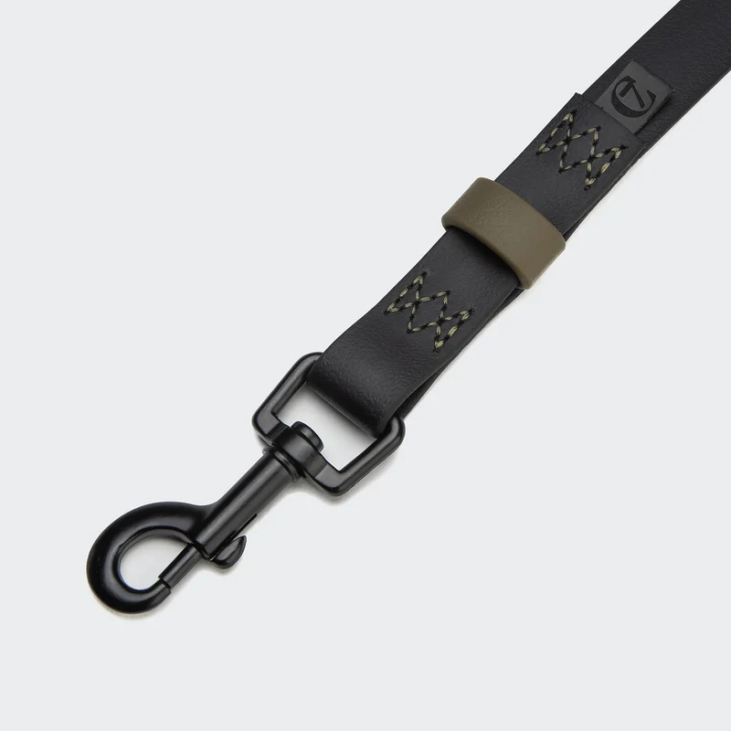 Schleppleine BioThane Ipanema Black-Olive