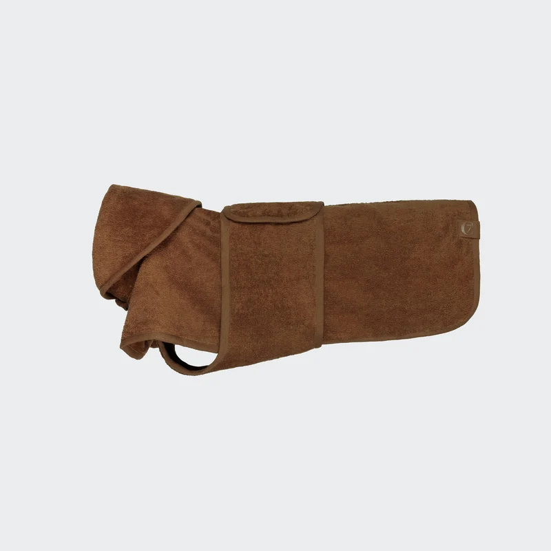 Hundebademantel & Handtuch Set Föhr Caramel