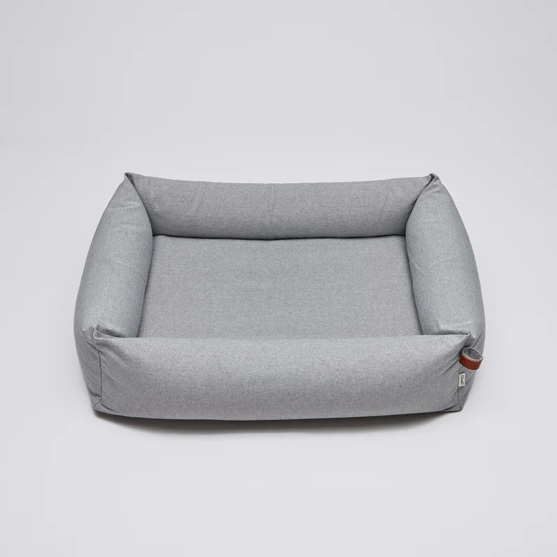 Hundebett Sleepy Deluxe Tweed Grey