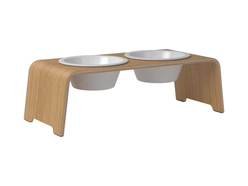 DESIGN-FUTTERSTATION GR. M inklusive Porzellannäpfen