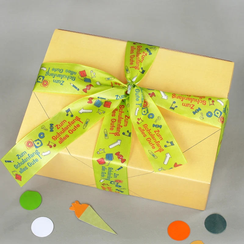 Geschenkband für Schulanfang & Einschulung 3m