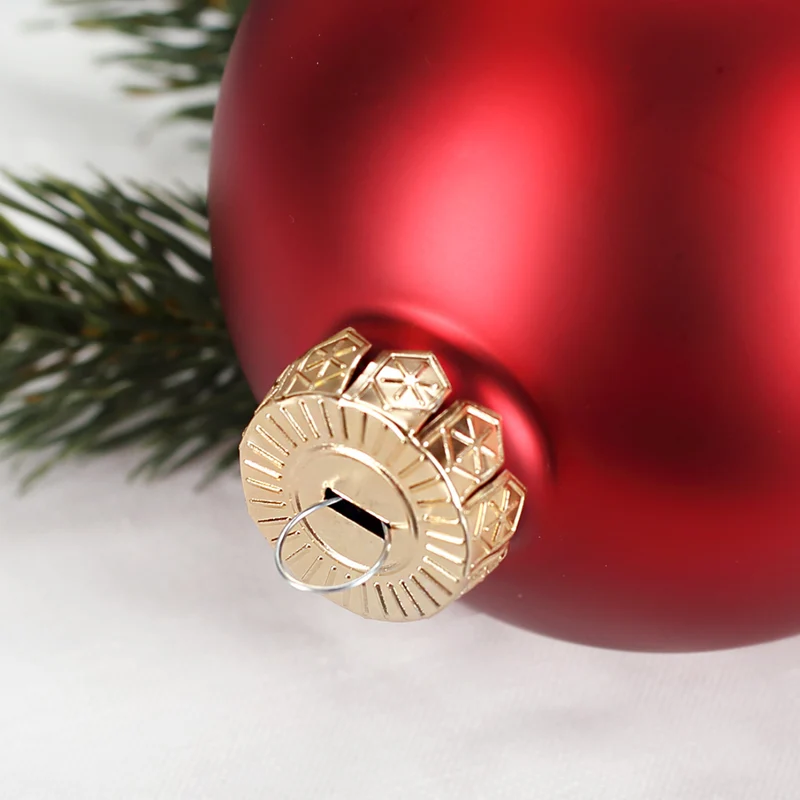 Türkranz mit personalisierter Kugel 'Willkommen' und Wunschgravur zu Weihnachten in Rot oder Weiß