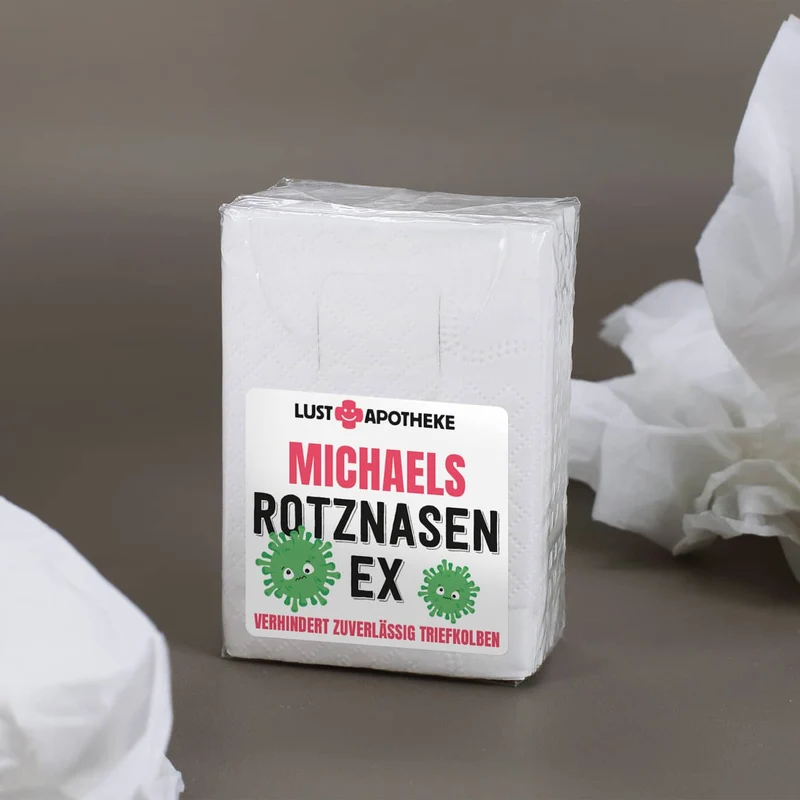 Männerschnupfen Survival Box - Erste Hilfe Set bei großem Mimimi