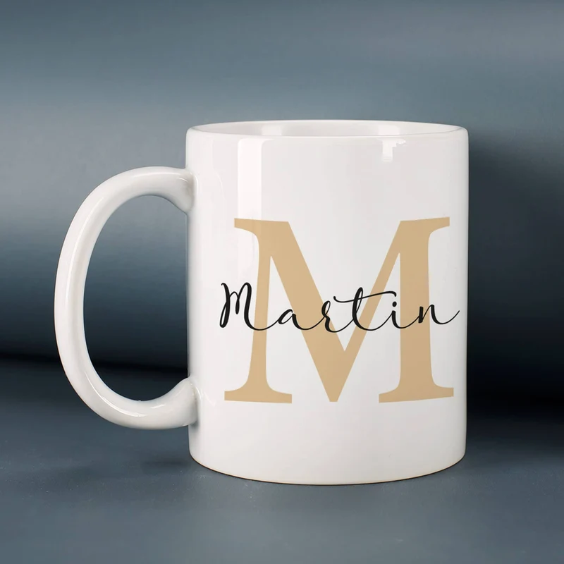 Alles Gute - Tasse mit Name in persönlicher Tassentasche