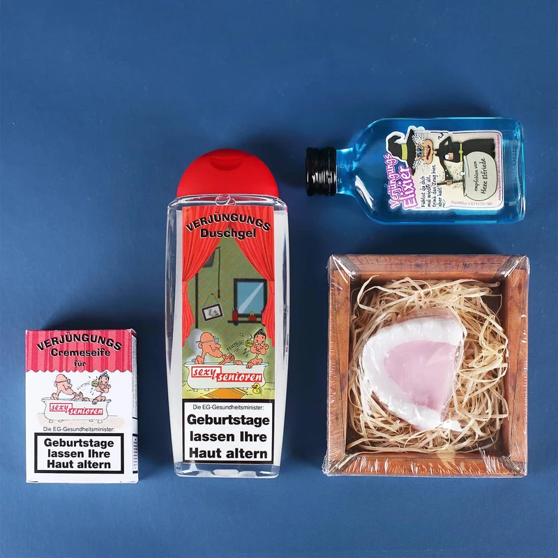 Geschenkkorb - Legende im Ruhestand - mit witziger Füllung