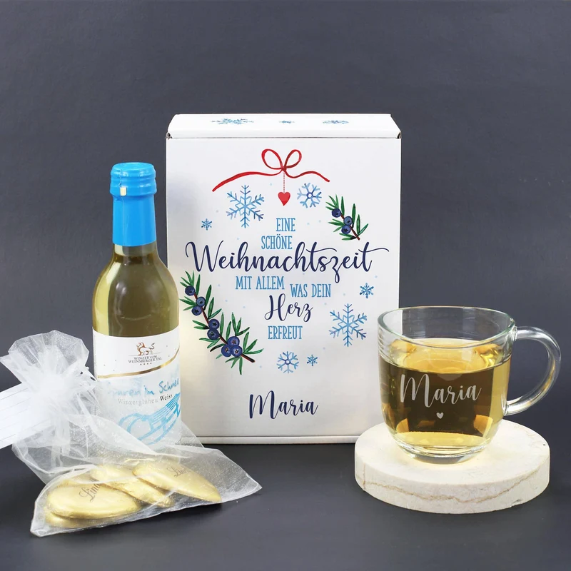 Eine schöne Weihnachtszeit - Glühwein Geschenkset
