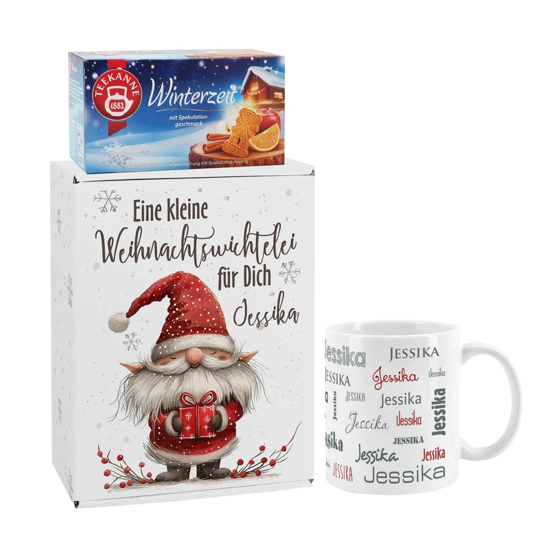 Kleine Weihnachtswichtelei - Tee Geschenkset zu Weihnachten