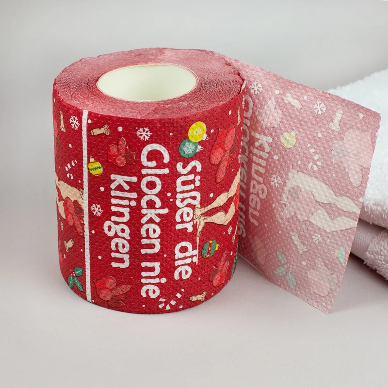 Sexy Toilettenpapier zu Weihnachten - Süßer die Glocken nie klingen - Scherzgeschenk für Männer