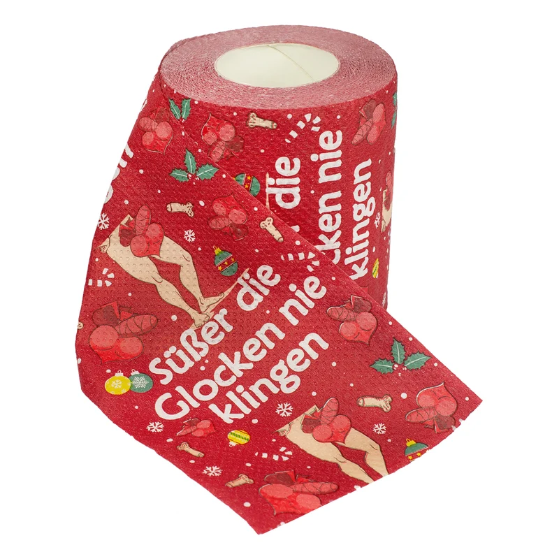 Sexy Toilettenpapier zu Weihnachten - Süßer die Glocken nie klingen - Scherzgeschenk für Männer
