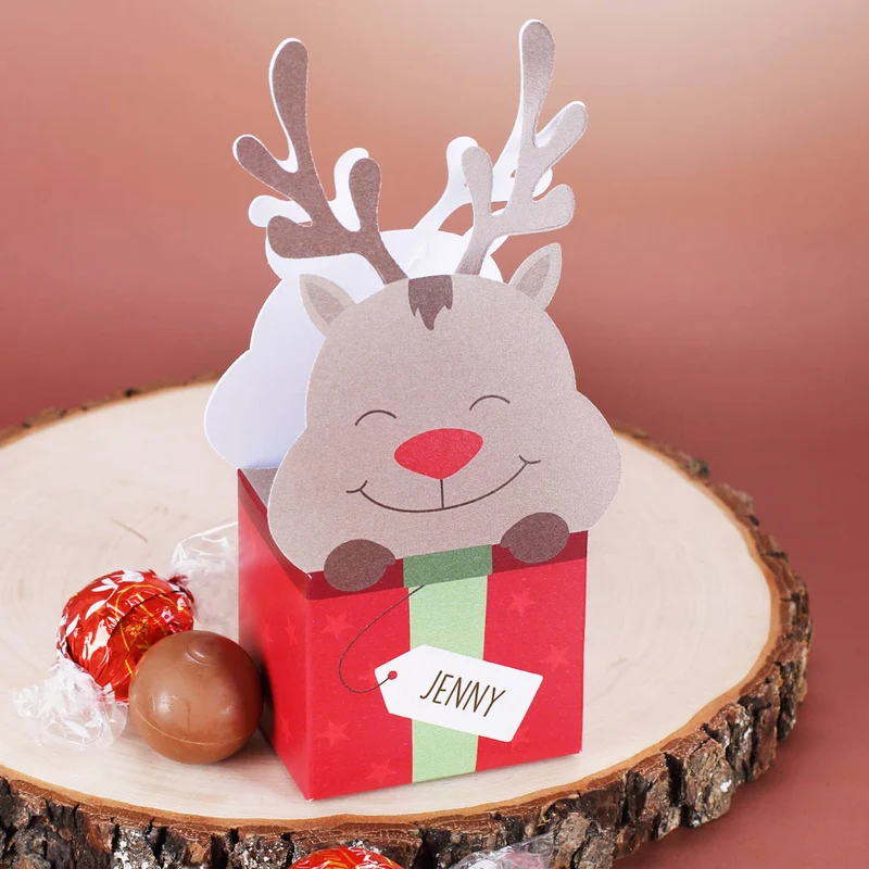 Glühweinset mit Tee und Lindor Kugeln in einem persönlichen Geschenkkorb