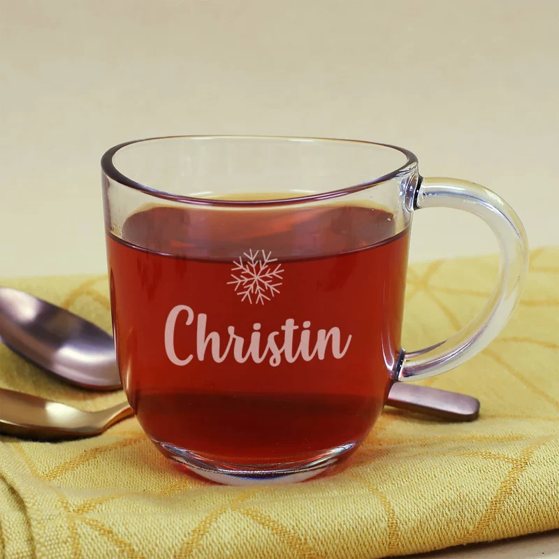 Glühweinset - Flamazing Christmas - mit Lindt Schokofigur und graviertem Glas