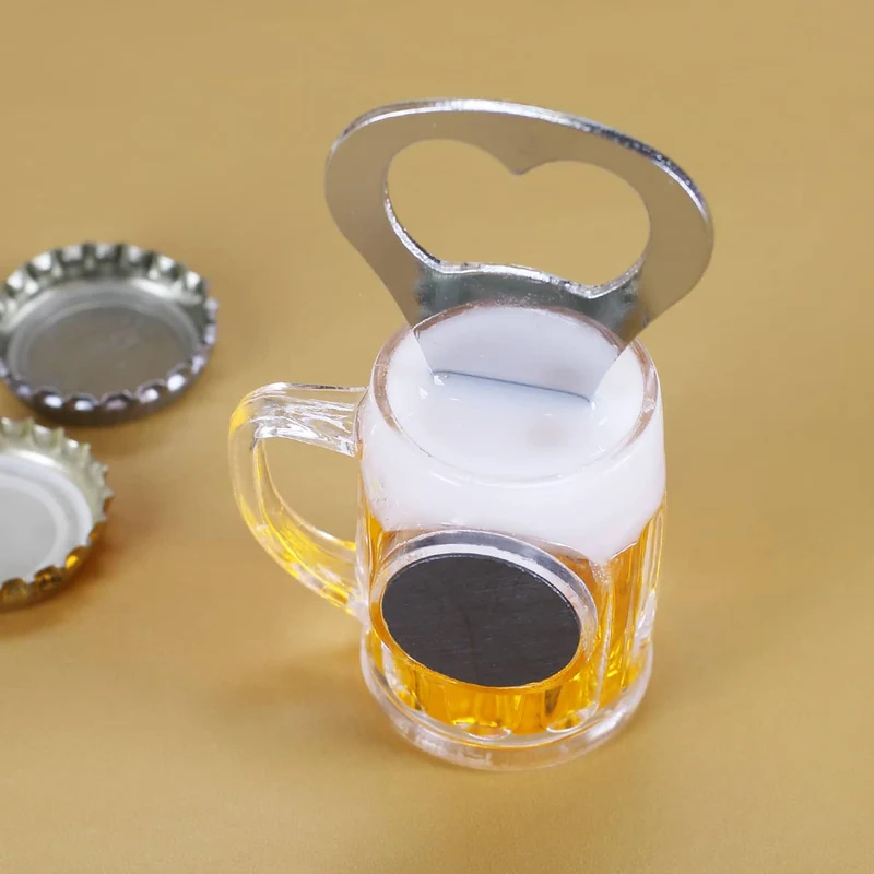 Magnetischer Flaschenöffner in Form eines Bierkrugs