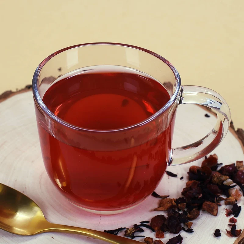 Geschenkkorb - Schleife - mit Glühwein, Stollen und graviertem Glas