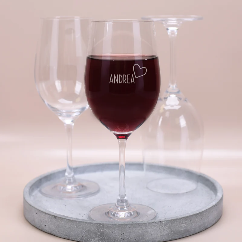 Was für ein Glück - Wein Geschenkset mit Weinglas und Geschenkbox | Biorebe Genuss