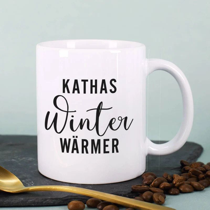 Winter Wärmer - Geschenkset mit Name personalisiert und Mini Stollen