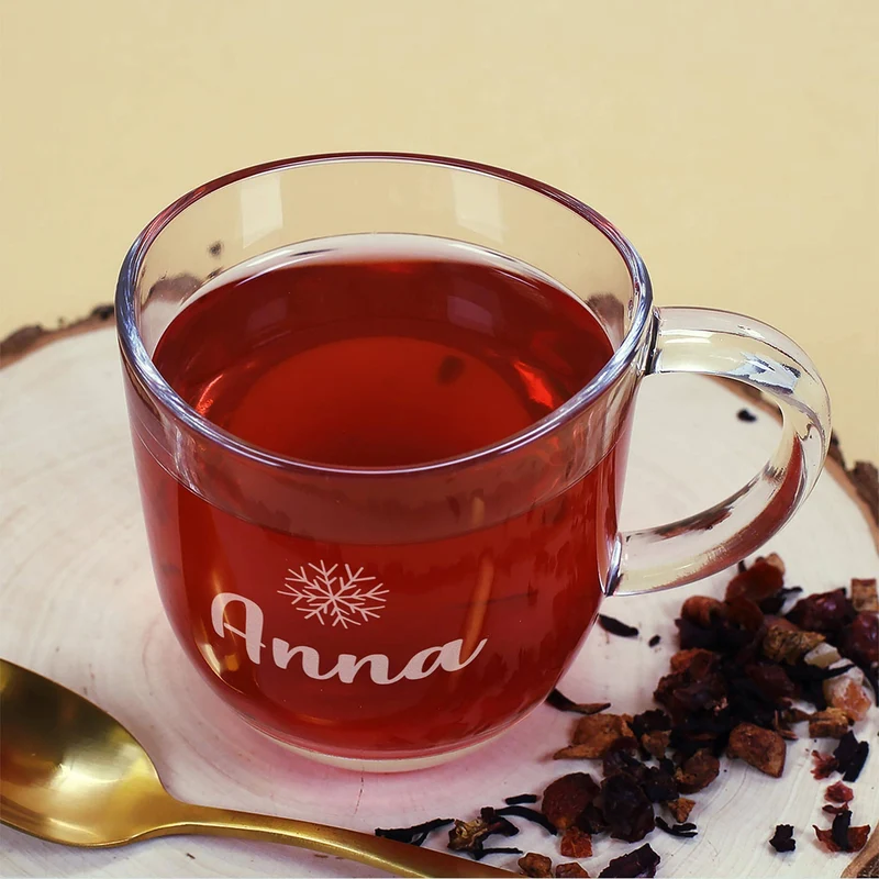 Hüttenzauber - Geschenkset mit Glühwein oder Glühpunsch, zwei Gläsern und Box