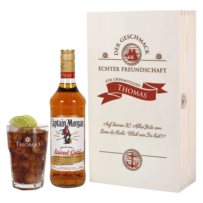 Captain Morgan - Geschenkset für echte Freunde