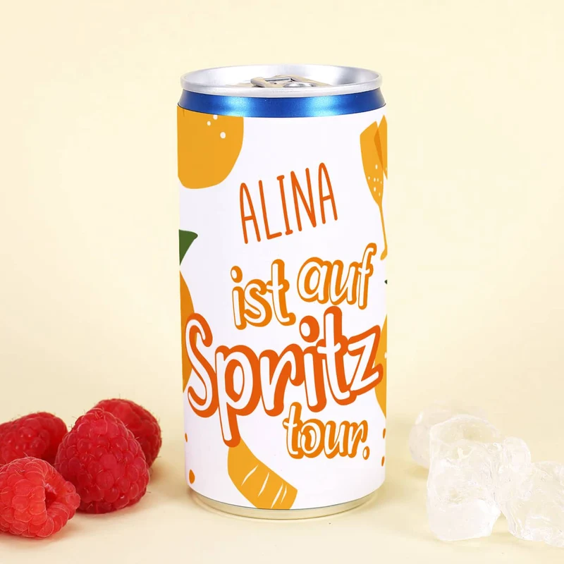 Auf Spritztour - Aperol Geschenkset mit Weinglas, Aperol und Seccodose