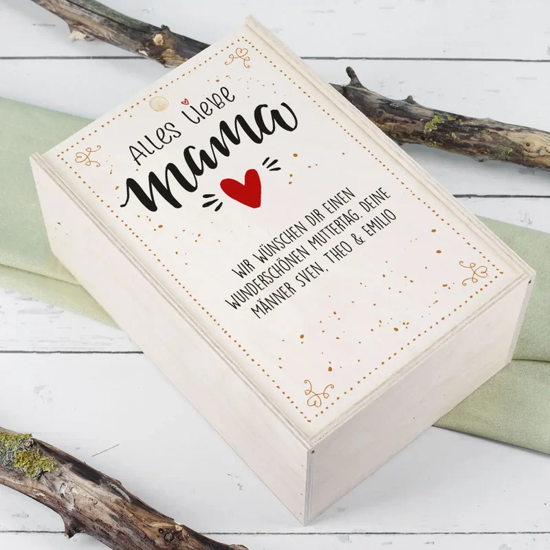 Wein-Geschenkset zum Muttertag - Alles Liebe Mama