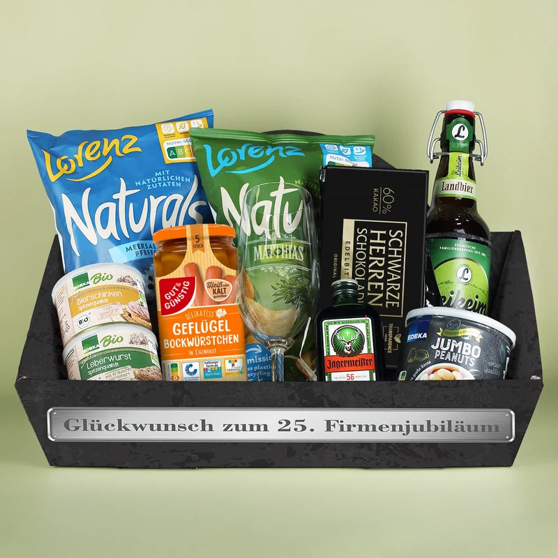 Gefüllter Geschenkkorb für Männer