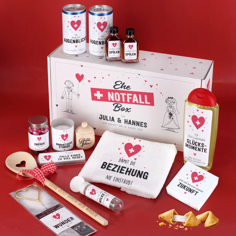 Ehe-Notfall-Box - Erste Hilfe Geschenk zur Hochzeit