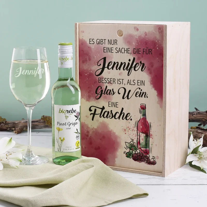 Weinset mit Biorebe für Weinliebhaber