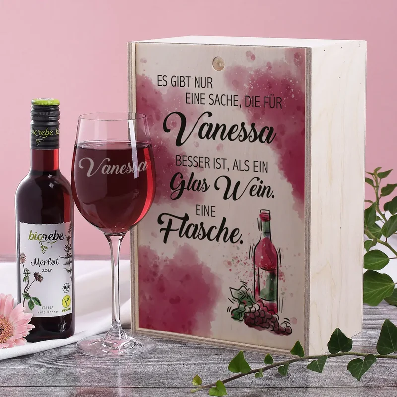 Weinset mit Biorebe für Weinliebhaber