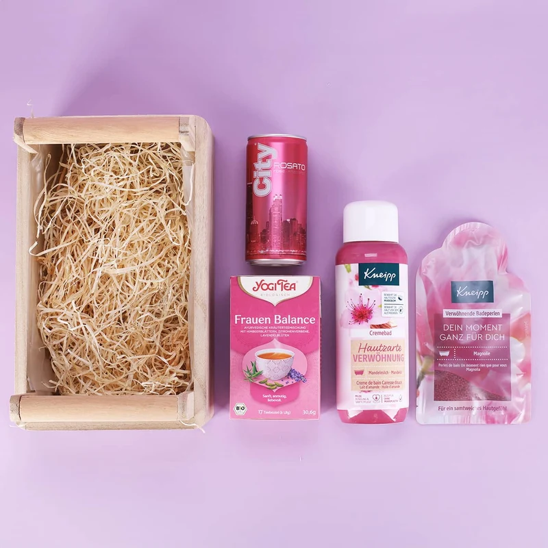 Geschenkkorb - Merry Christmas - mit Wellness Inhalt und Wunschtext