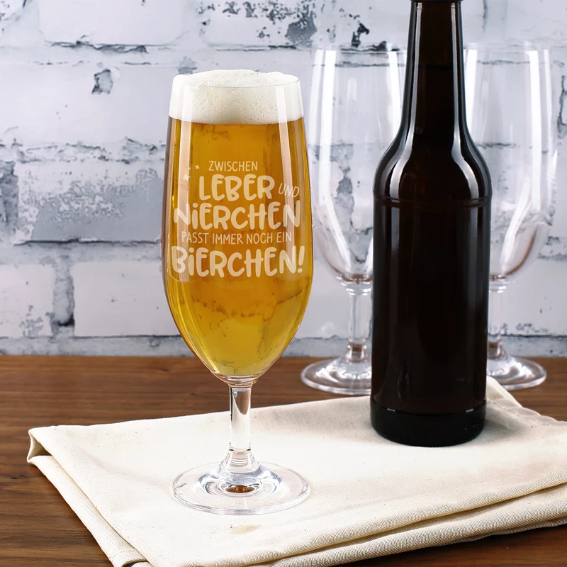 Bier Geschenkset für Männer | Personalisiert mit Getränkewahl | Zwischen Leber und Nierchen…