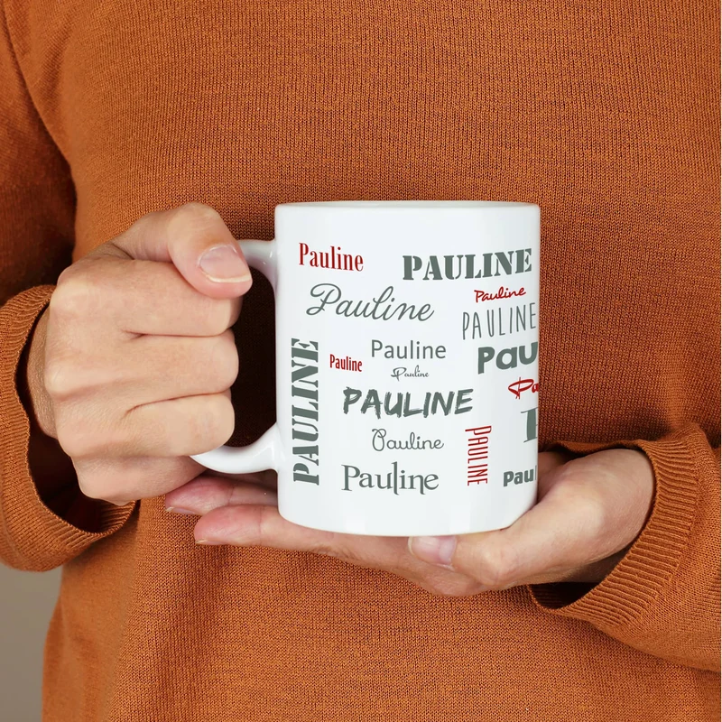 Weihnachtliches Tee Geschenkset mit Weihnachtshäuschen-Motiv mit Name und Wunschtext